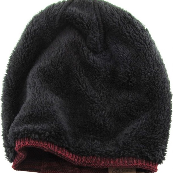 Thick Slouch Beanie Sherpa Fleece Lined - Picture 4 of 10